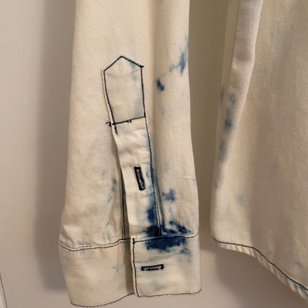 Nsf Tie Dye Button Down - image 4